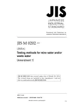 JIS M 0202:1999/Amendment 1:2015
